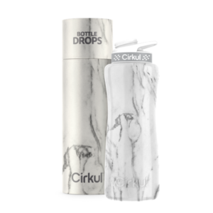Limited Edition: 32oz. White Marble Stainless Steel Bottle & Lid